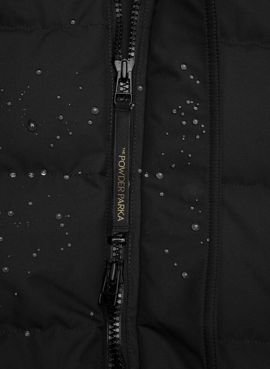 the powder parka long - coldstop black
