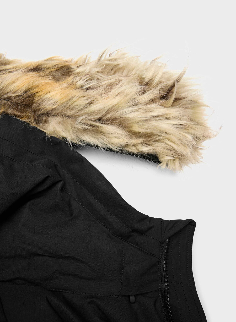 the powder parka long - coldstop black