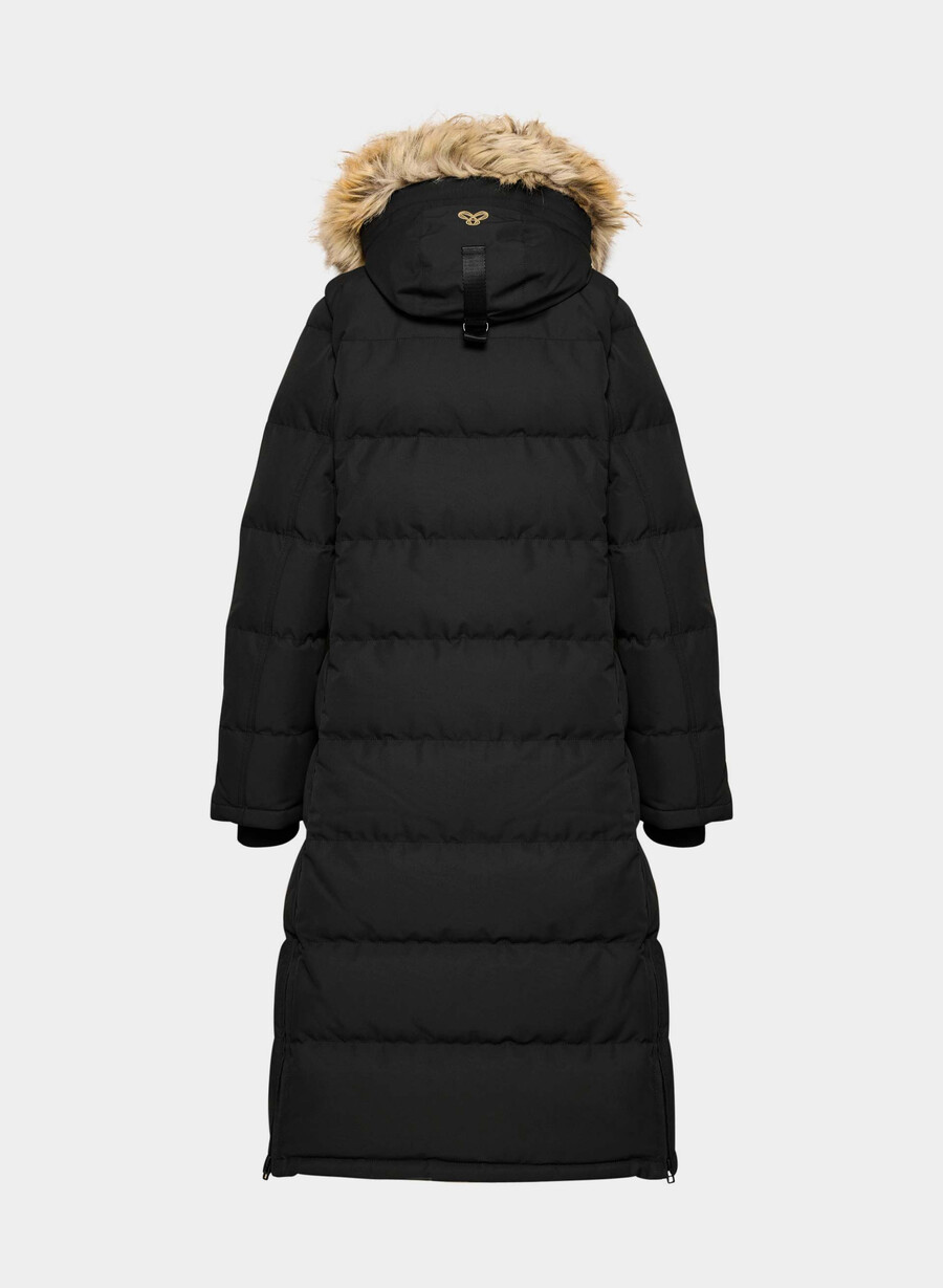the powder parka long - coldstop black