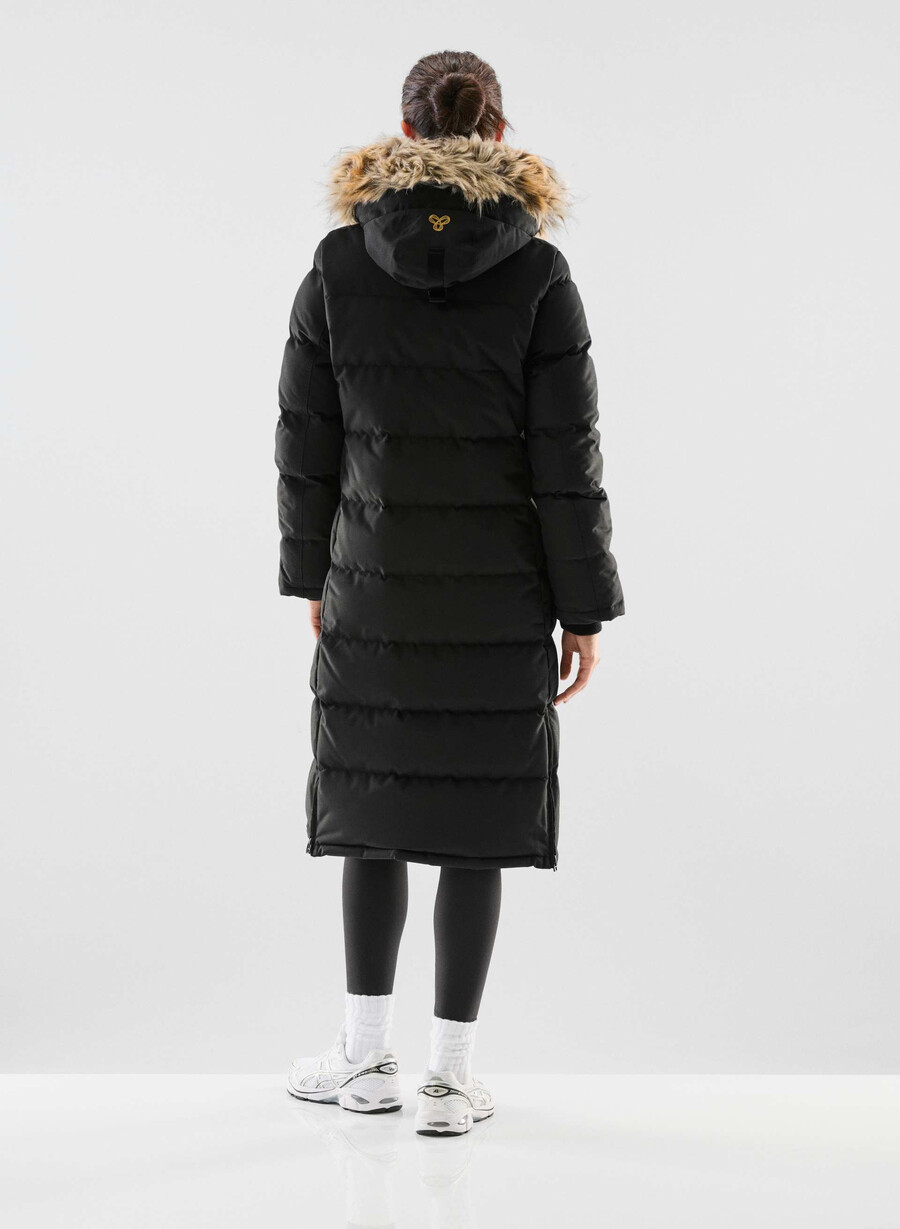 the powder parka long - coldstop black