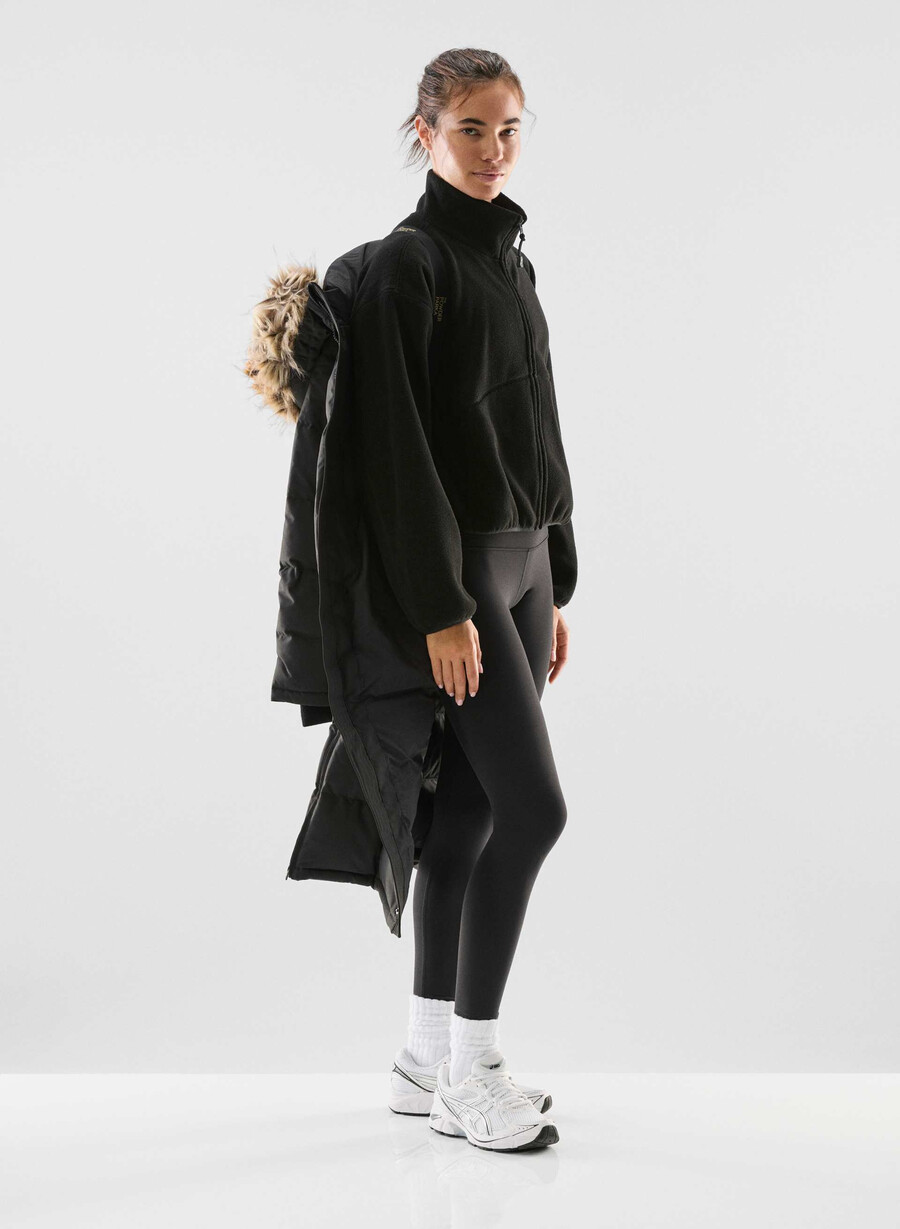 the powder parka long - coldstop black