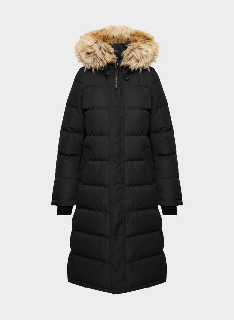 the powder parka long - coldstop black