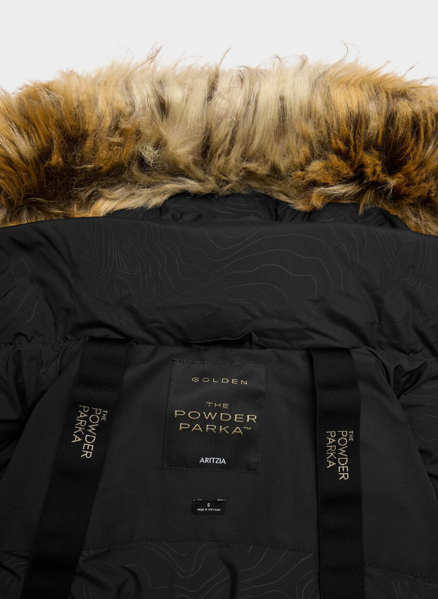 the powder parka long - coldstop black