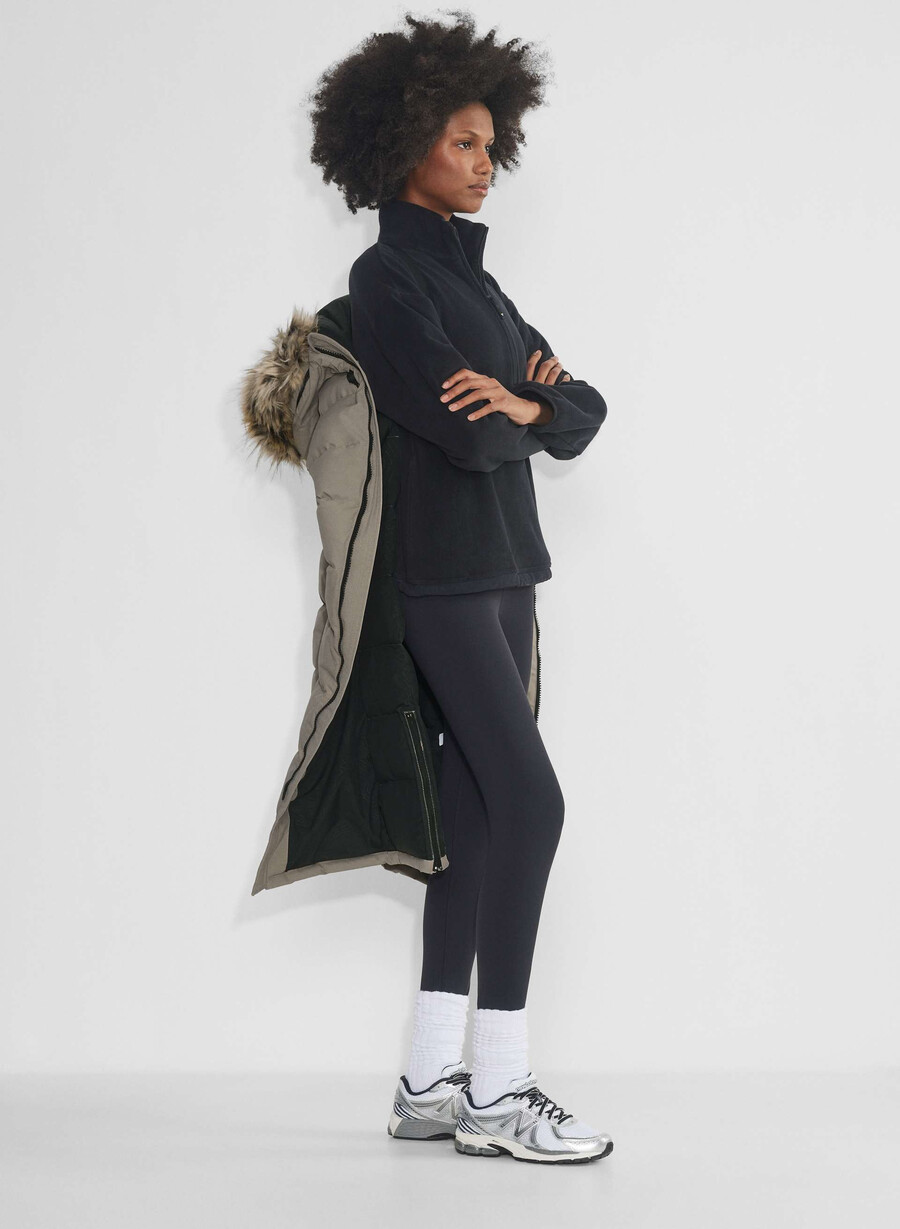 der powder parka long - coldstop modern taupe