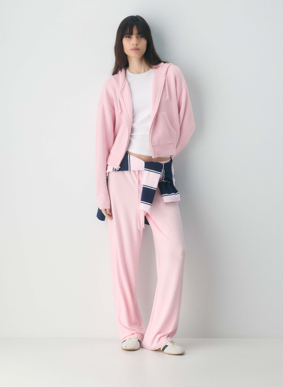 peyton zip hoodie cupid pink