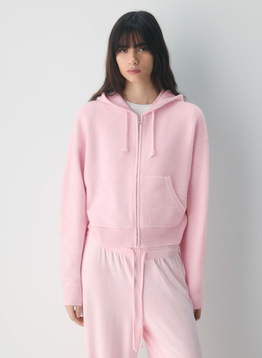 peyton zip hoodie cupid pink