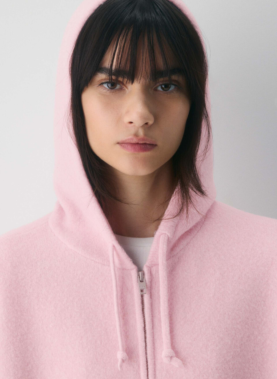 peyton zip hoodie cupid pink