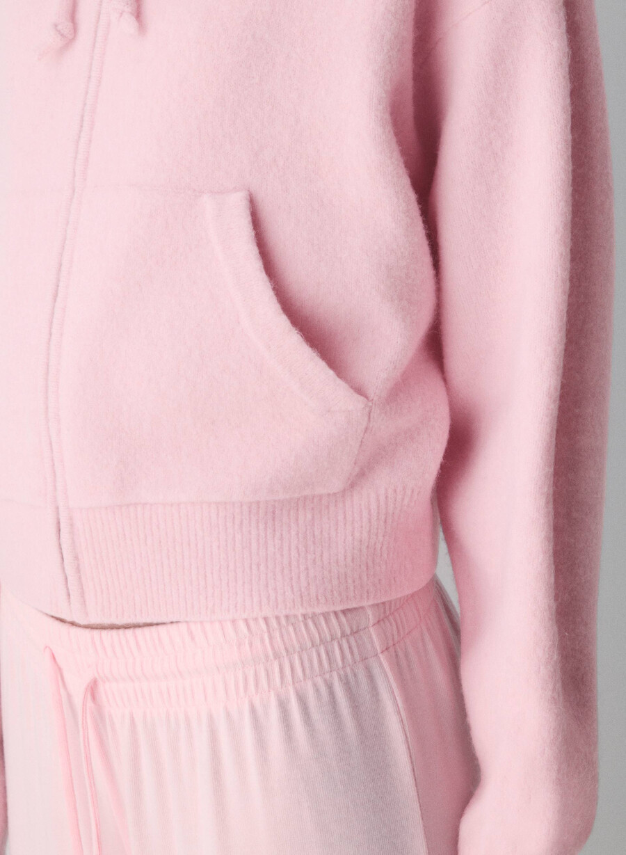 peyton zip hoodie cupid pink