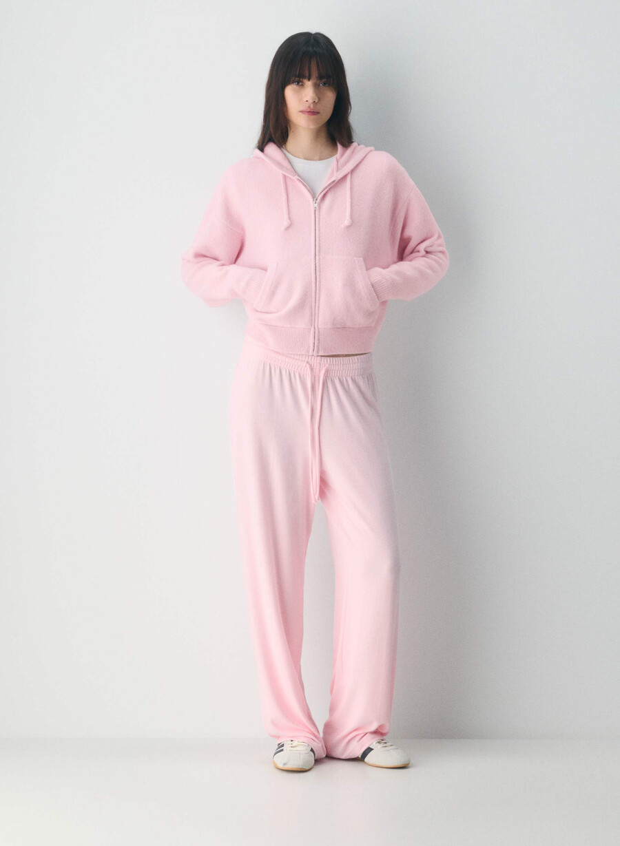 peyton zip hoodie cupid pink