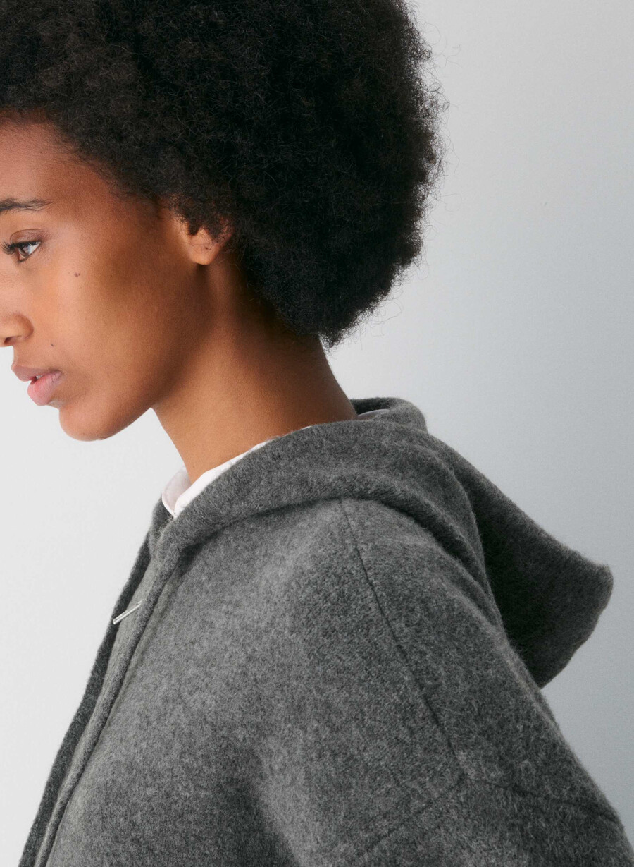 peyton zip hoodie heather charcoal