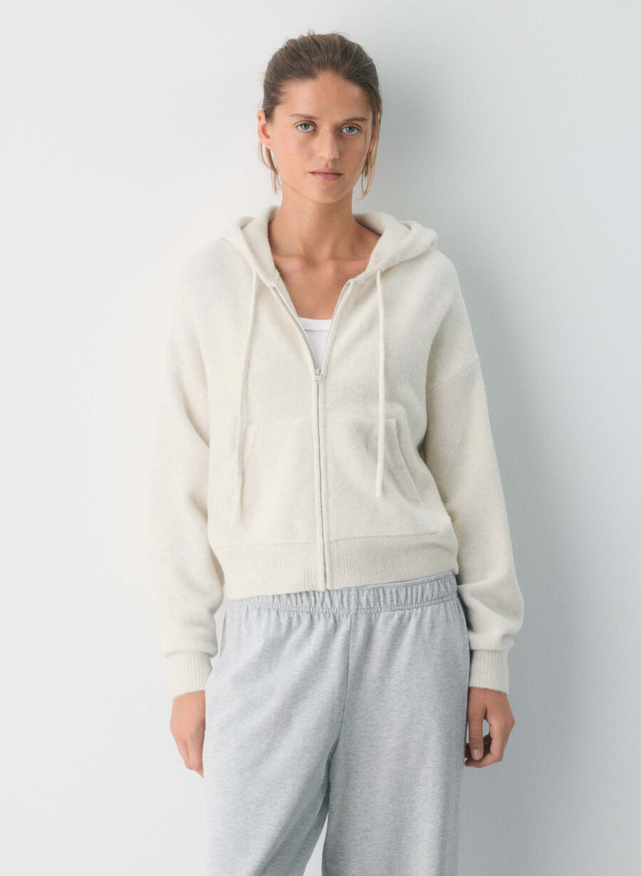 peyton zip hoodie heather birch