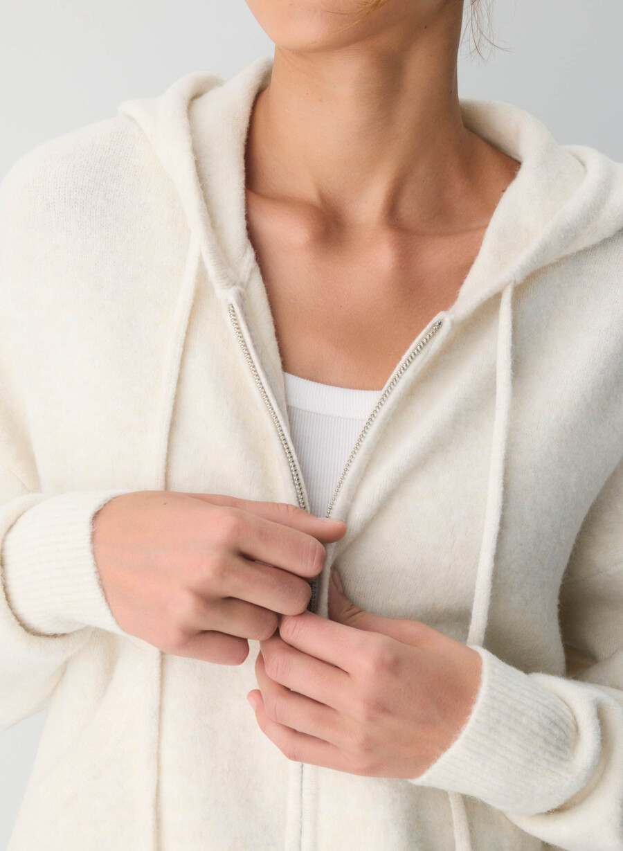 peyton zip hoodie heather birch