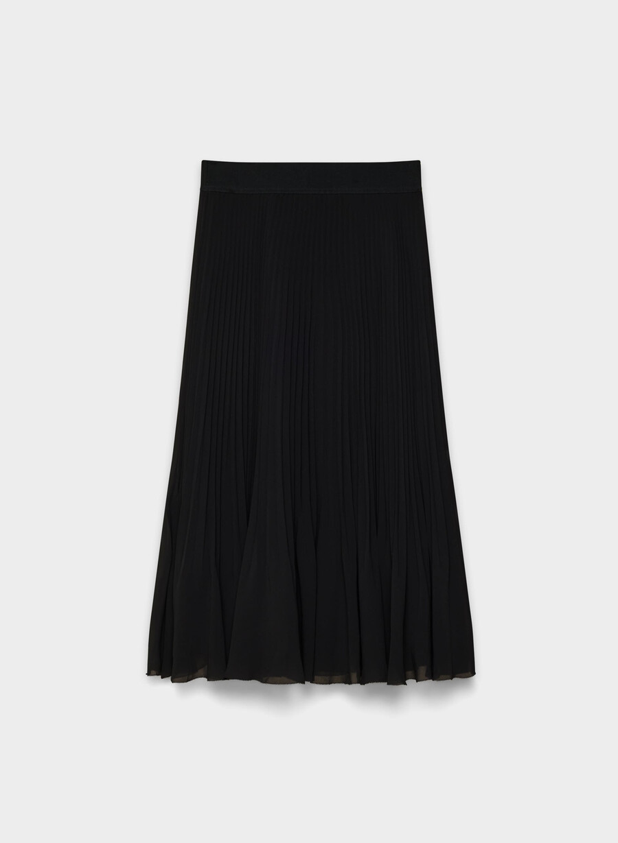 twirl plisseerock schwarz