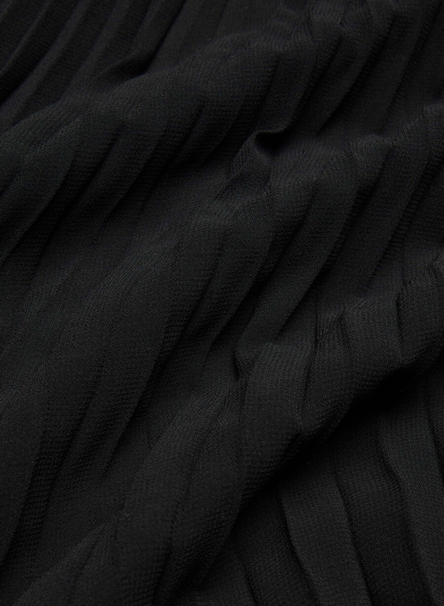 twirl plisseerock schwarz