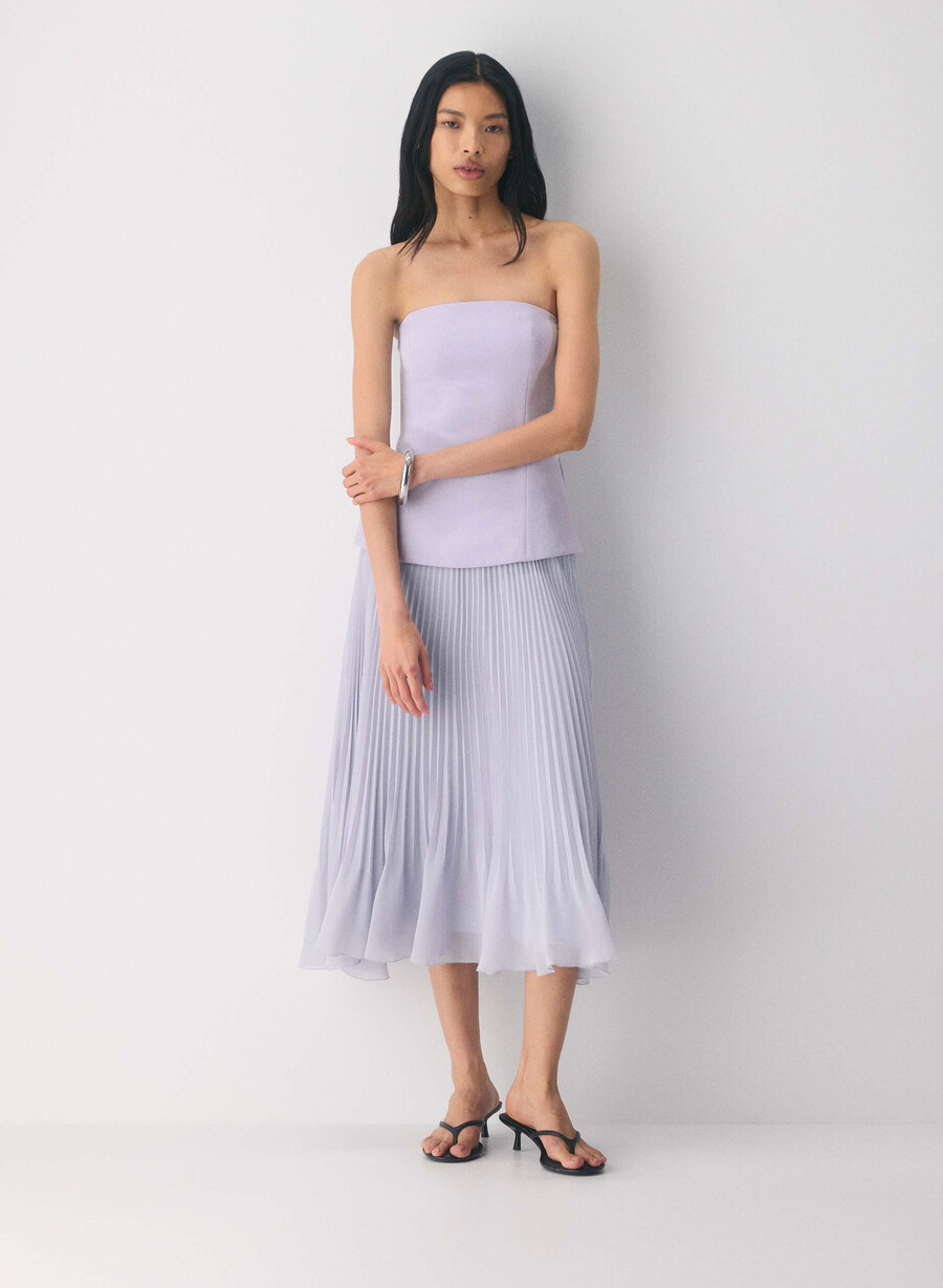 twirl plissee-rock wildblume lila