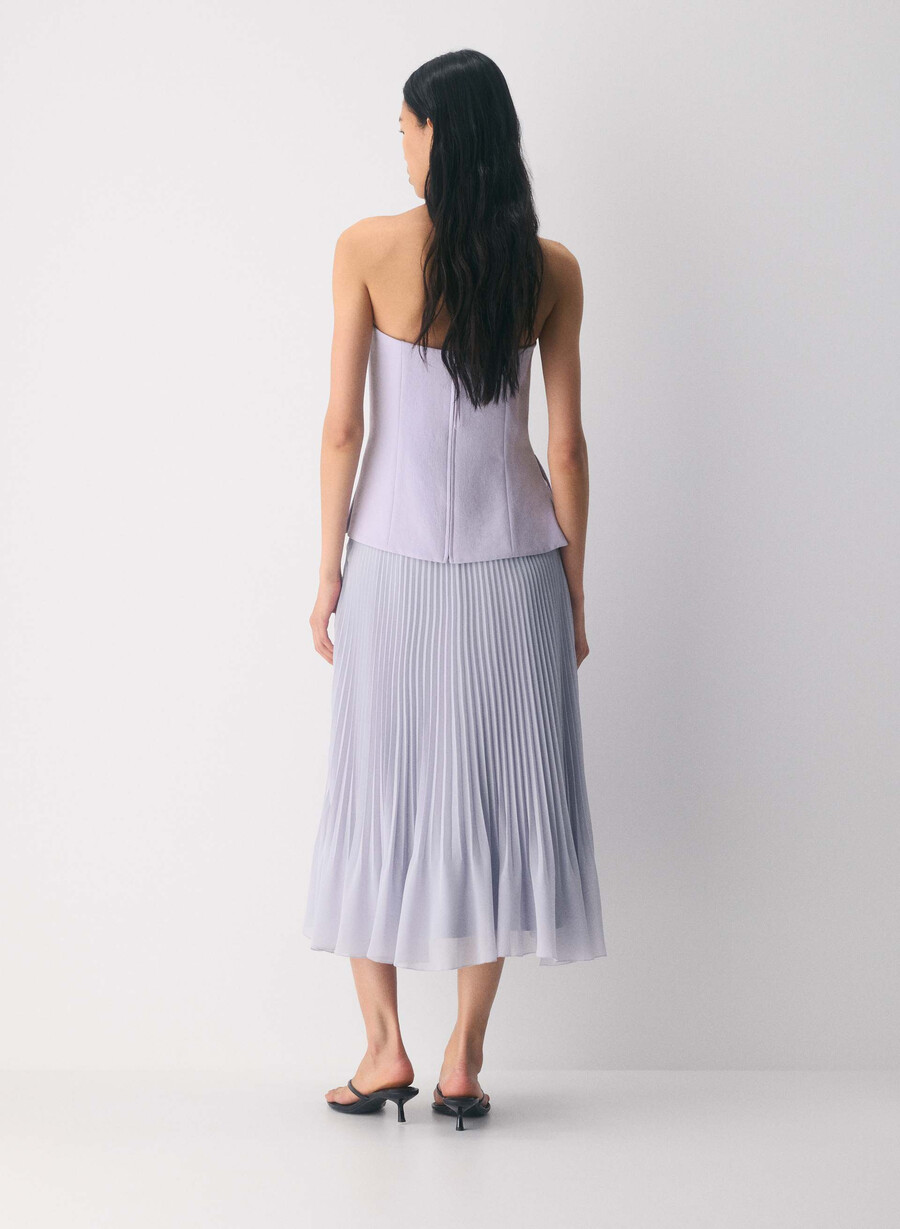 twirl plissee-rock wildblume lila