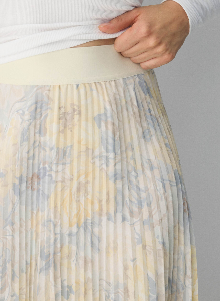 twirl plisseerock weich weissmulti