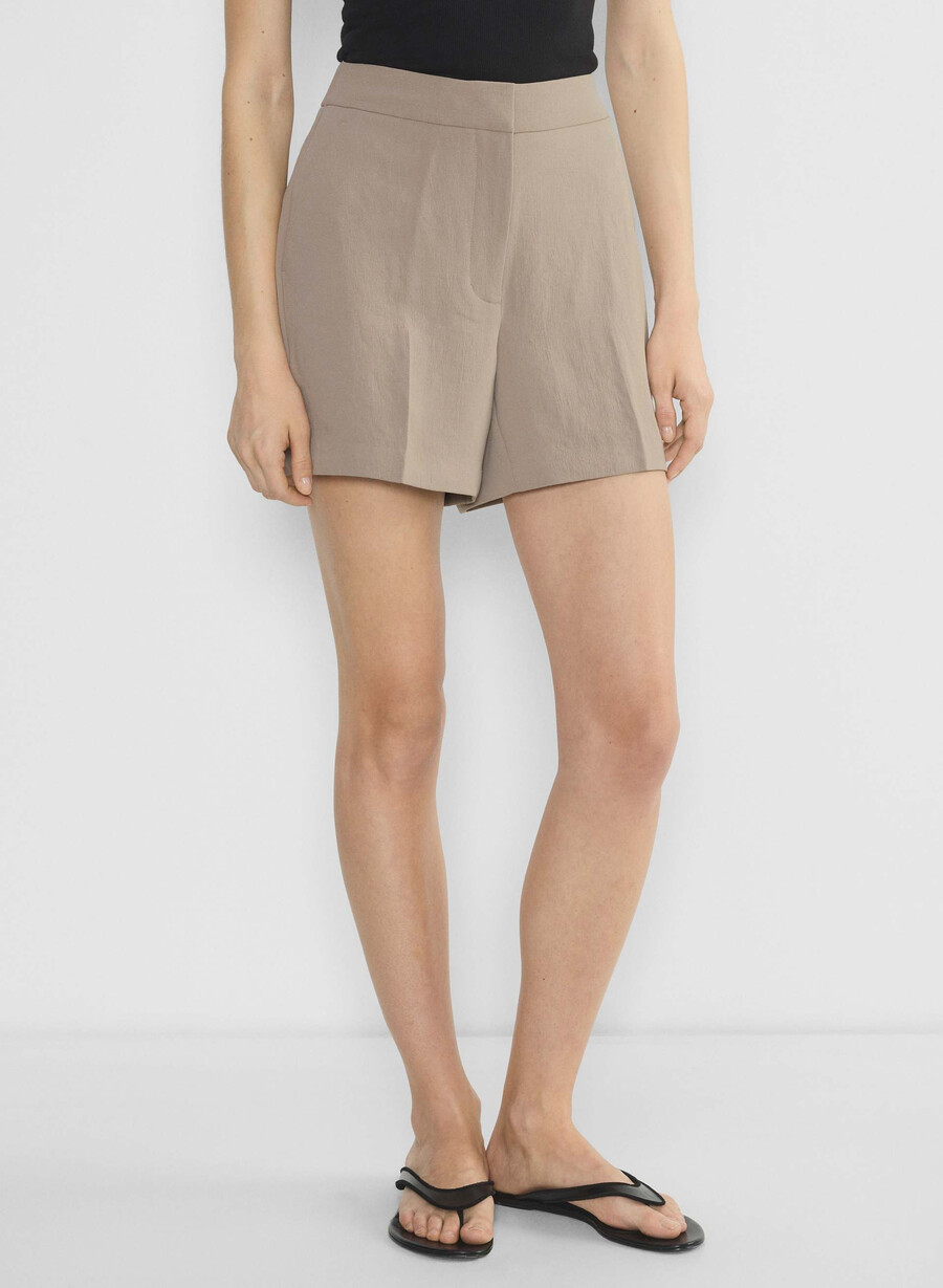 limitless short mid-thigh - crepette nomad taupe