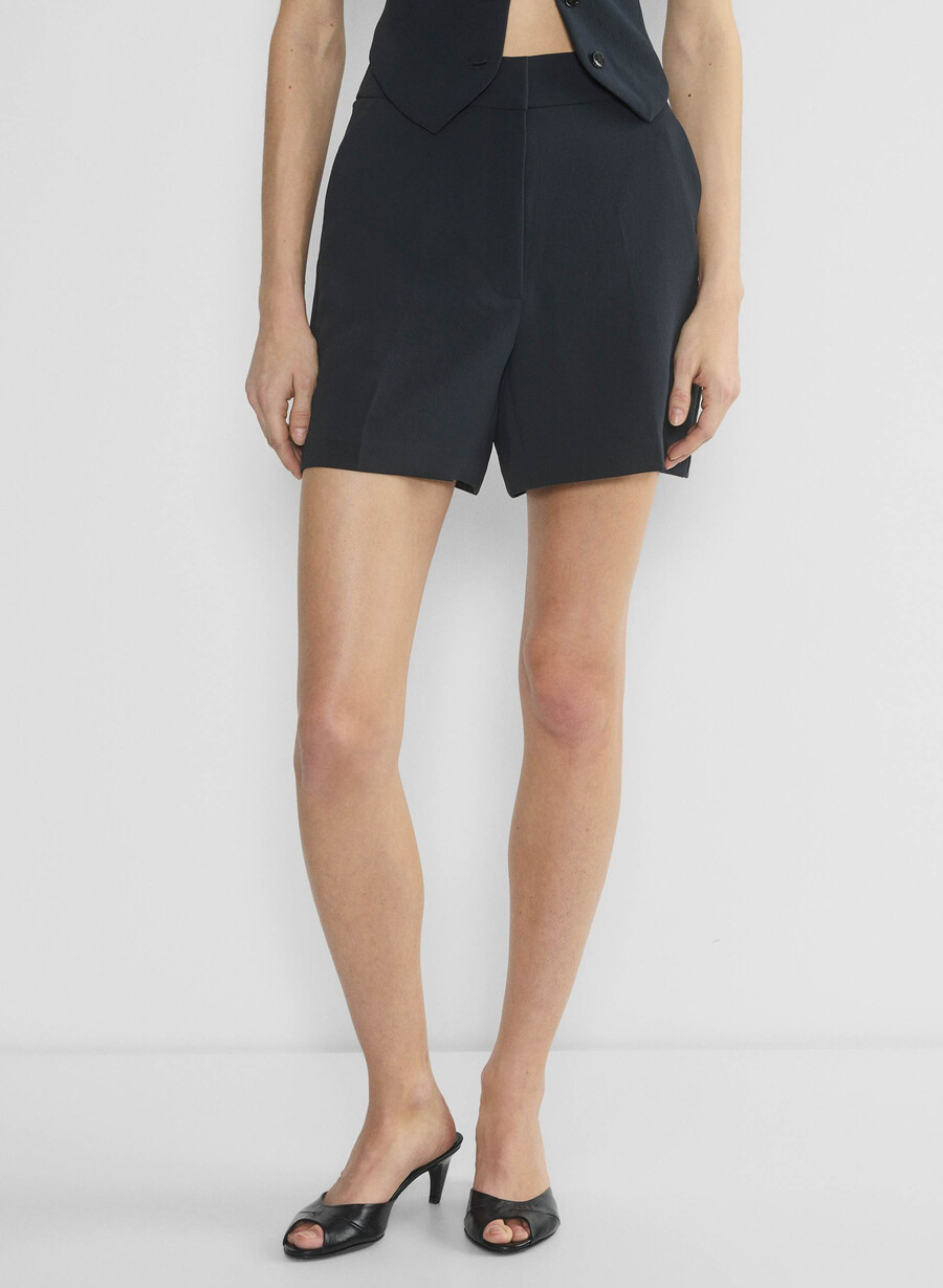 limitless short mid-thigh - crepette dark night navy