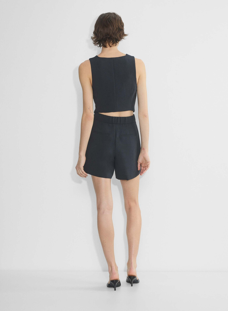 limitless short mid-thigh - crepette dark night navy