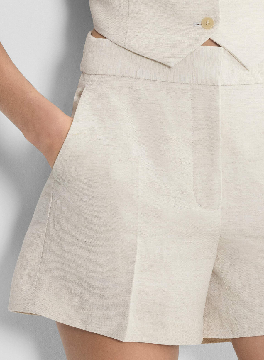 die limitless short mid-thigh - cruiselinen natural ecru