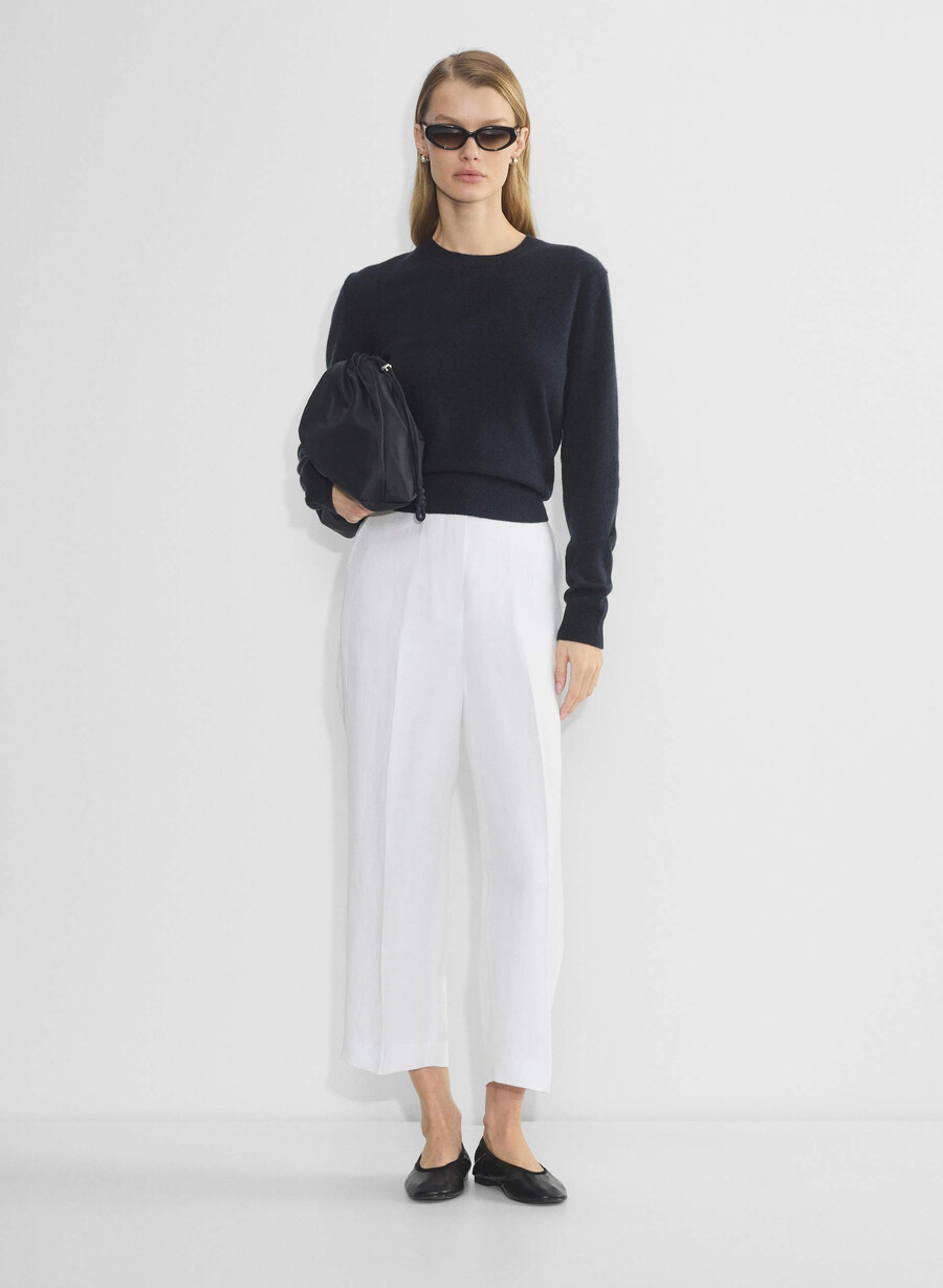limitless pant cropped - cruiselinen weiss
