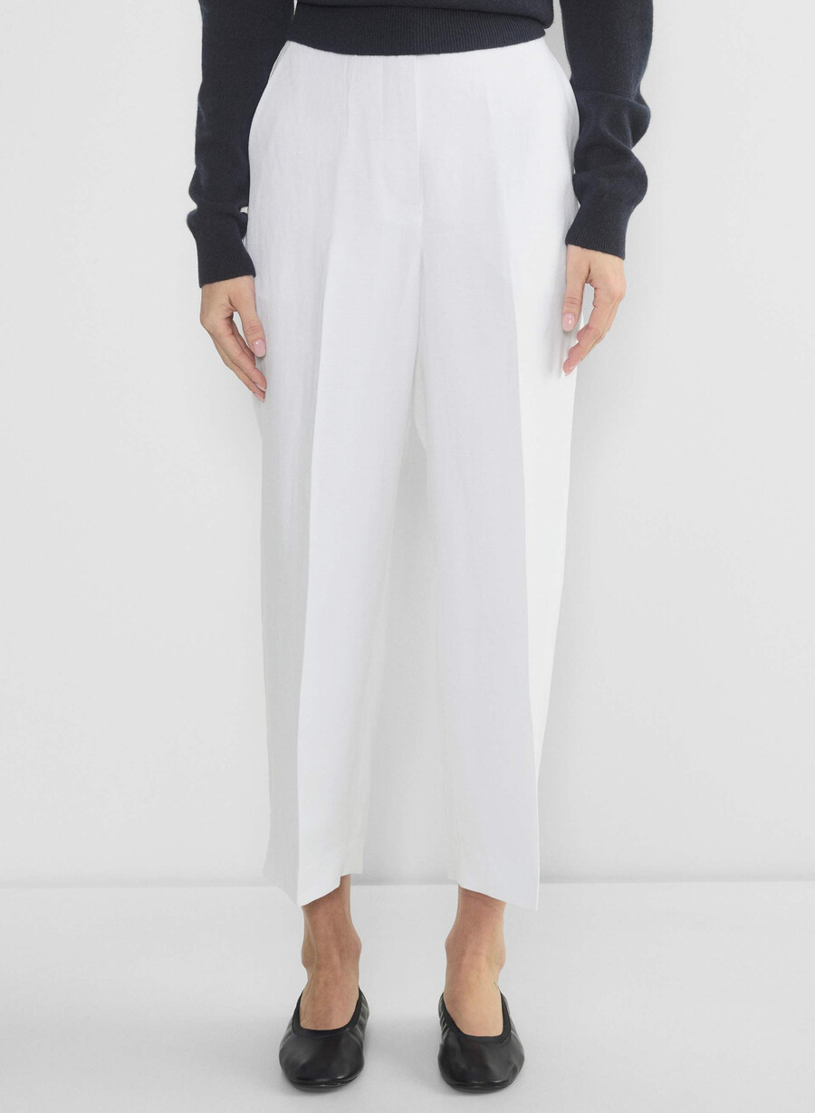 limitless pant cropped - cruiselinen weiss