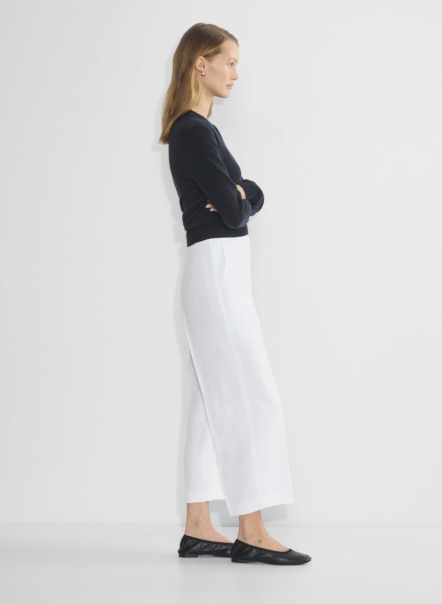 limitless pant cropped - cruiselinen weiss