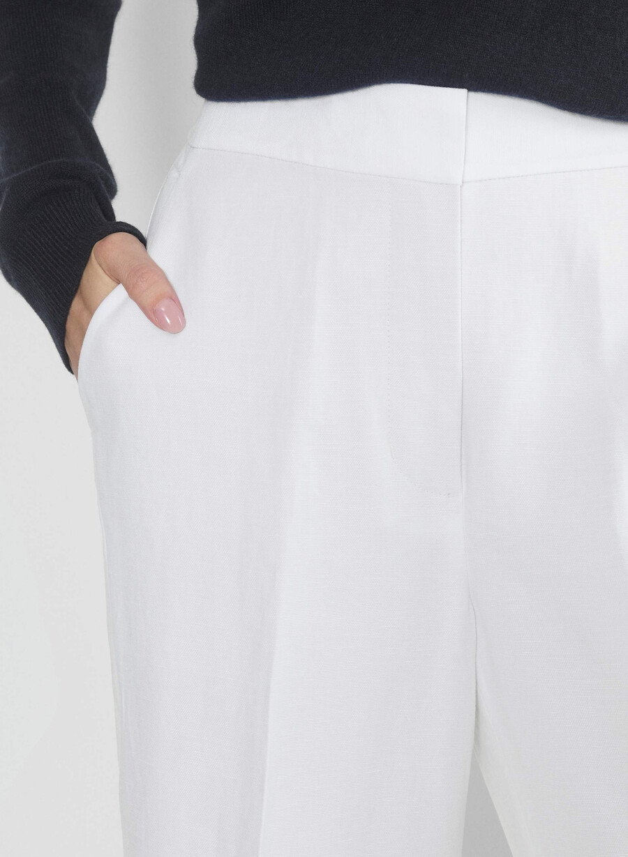 limitless pant cropped - cruiselinen weiss