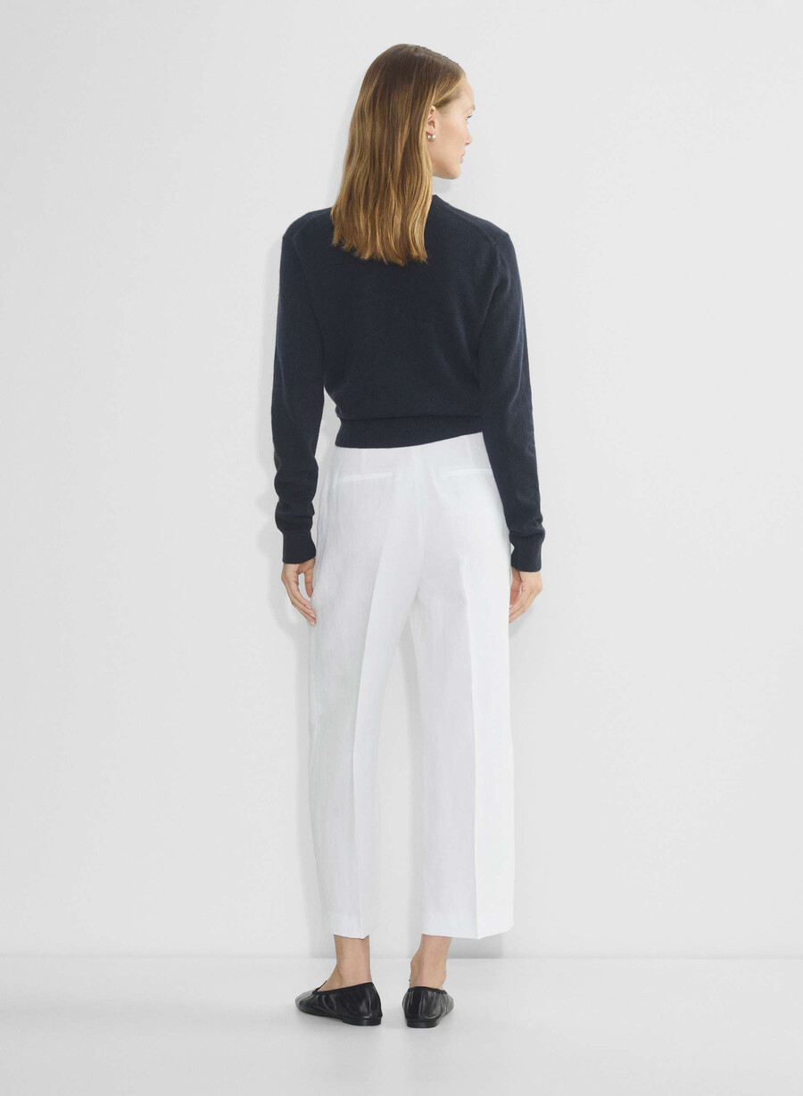 limitless pant cropped - cruiselinen weiss