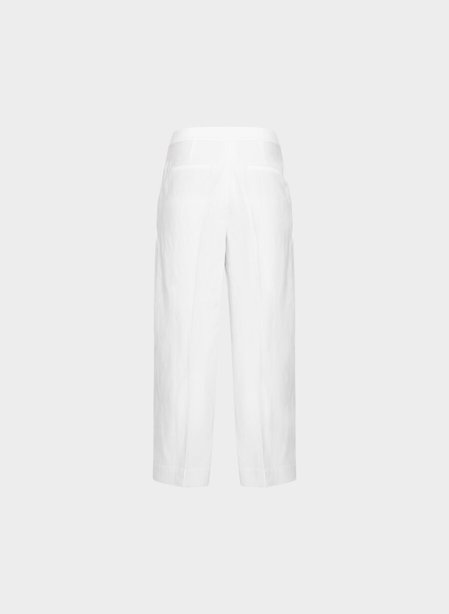 limitless pant cropped - cruiselinen weiss