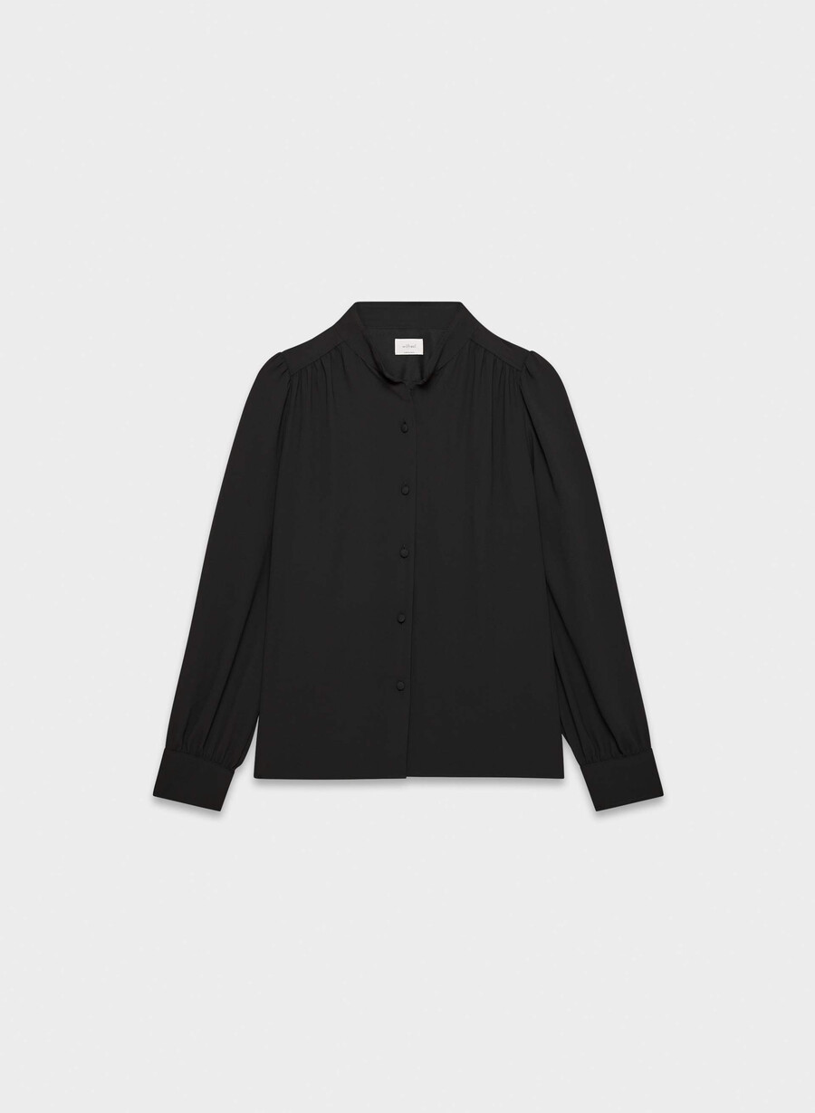 delphine bluse hellbirkenfarben
