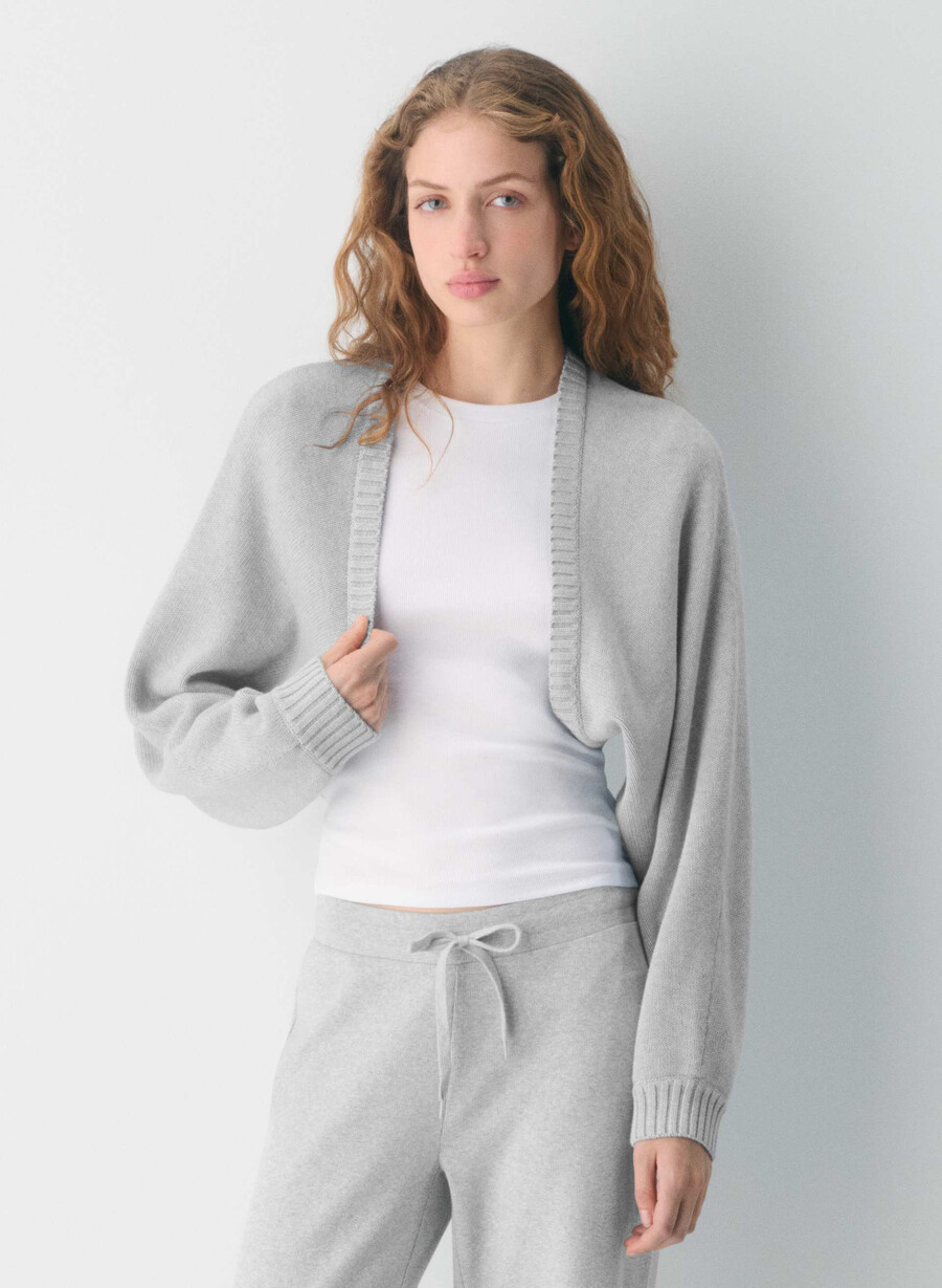 gramercy shrug heather chrome
