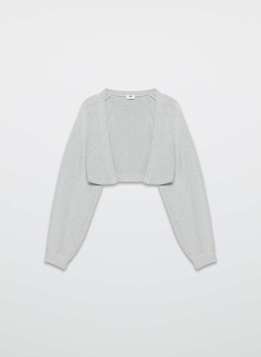 gramercy shrug heather chrome