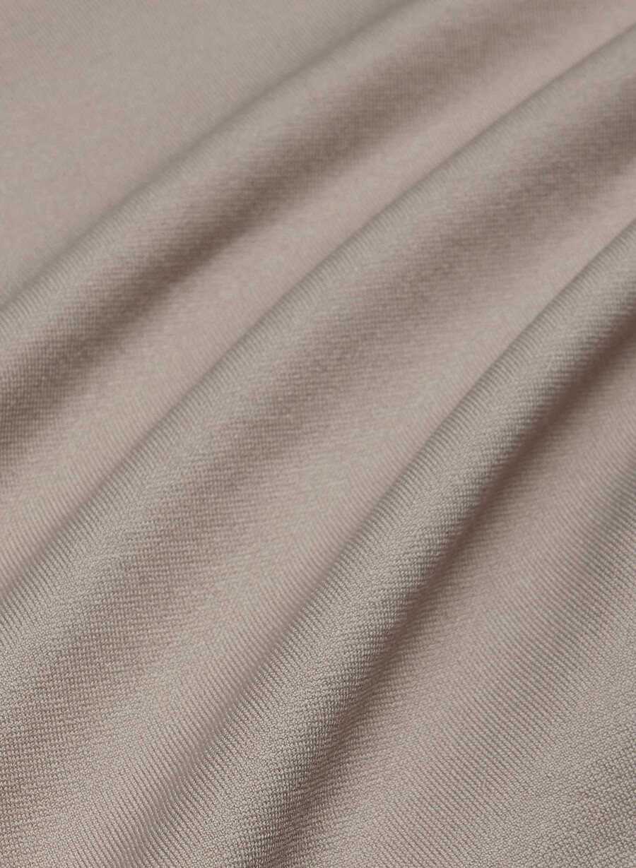 glattes nahtloses willow hüft-langarmshirt nomad taupe
