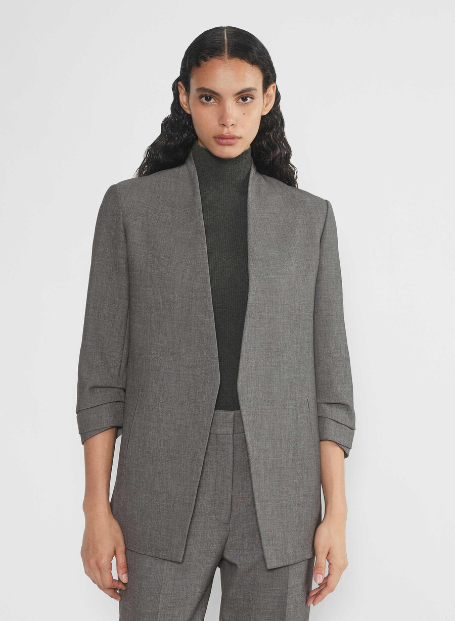 power blazer - reessential heather charcoal
