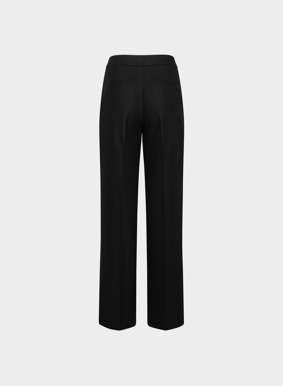 die limitless pant - precision wool carney h chromschwarz
