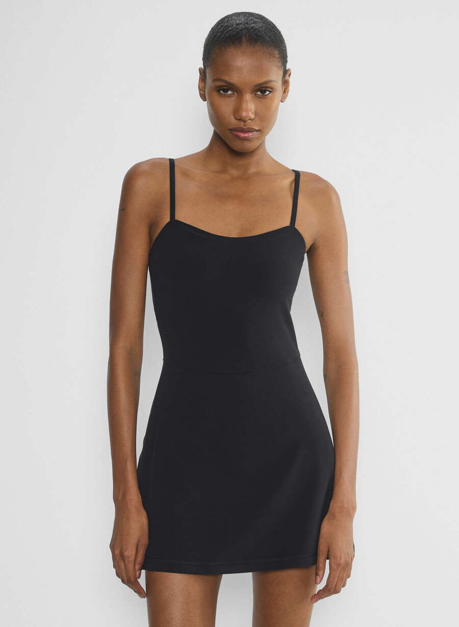 butter toss sweetheart sportkleid schwarz