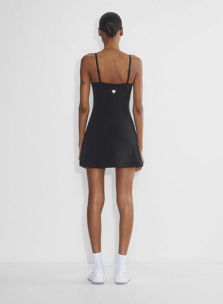 butter toss sweetheart sportkleid schwarz