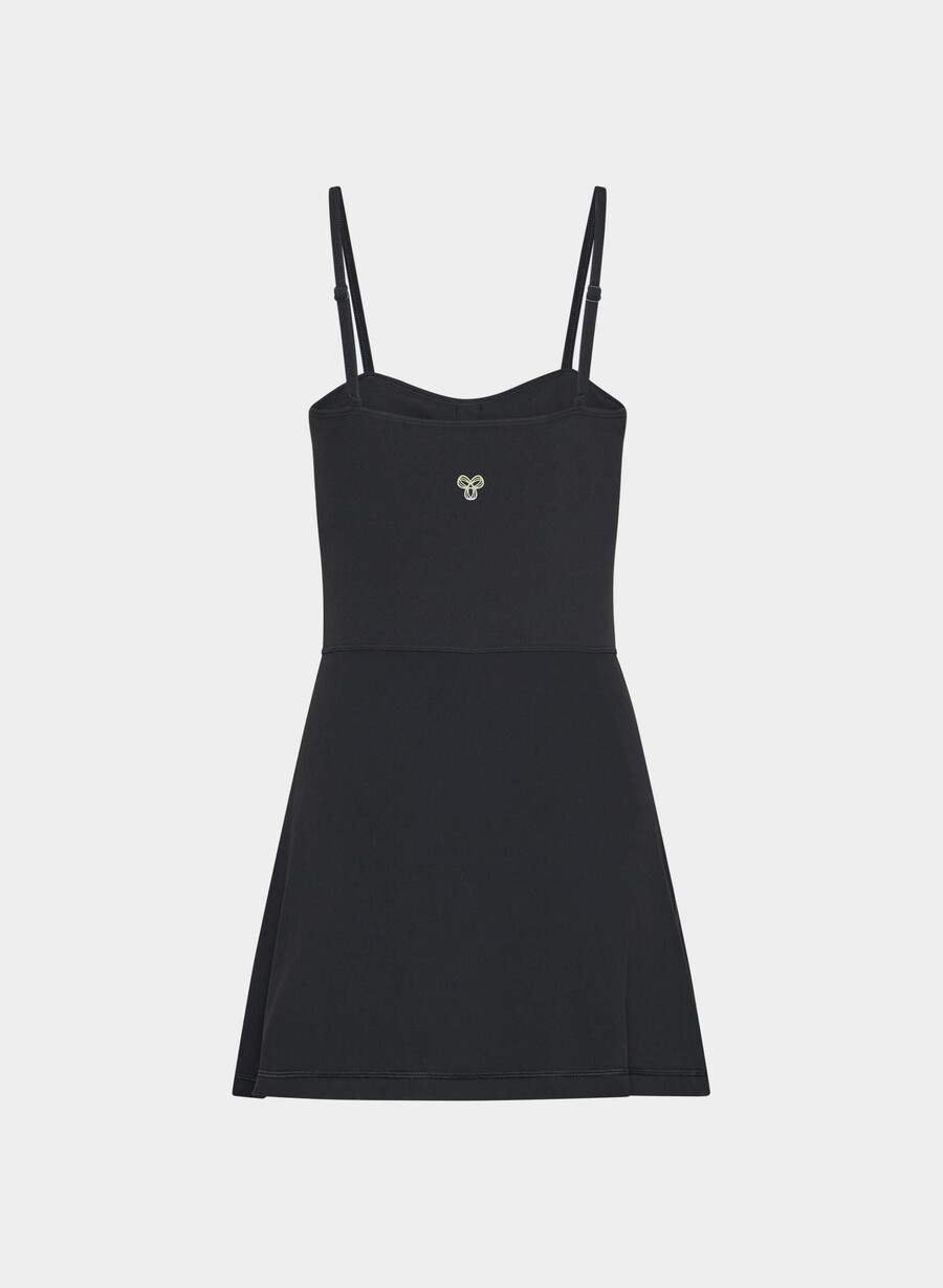 butter toss sweetheart sportkleid schwarz