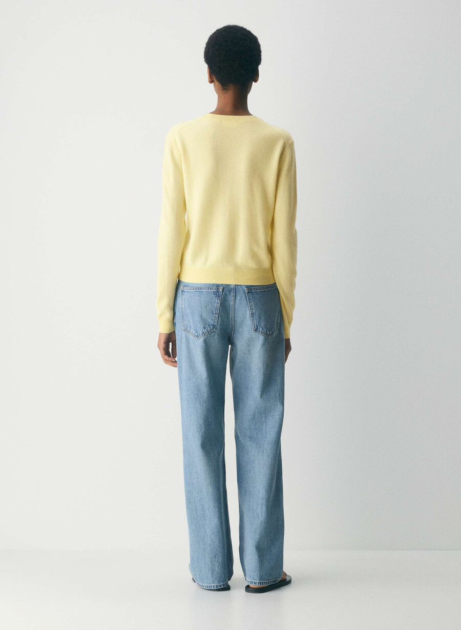 bare cashmere touchstone pullover lemonade