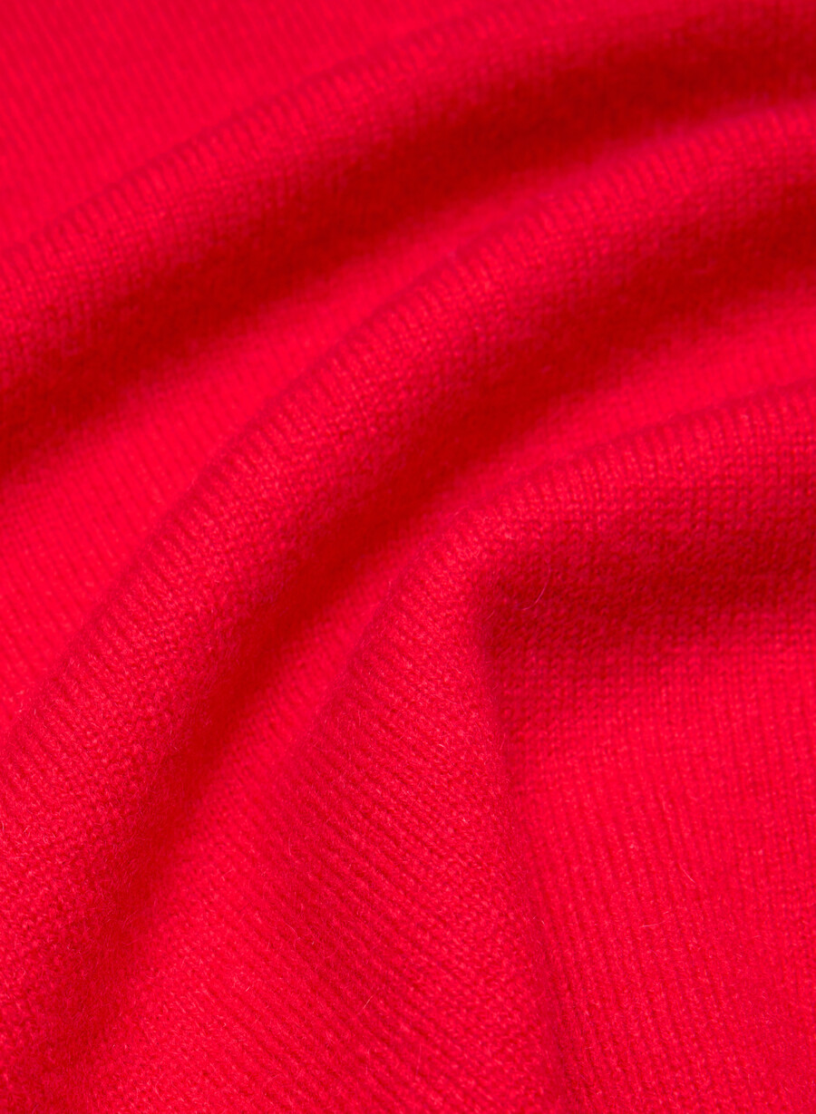 bare cashmere touchstone pullover blinkendes rot