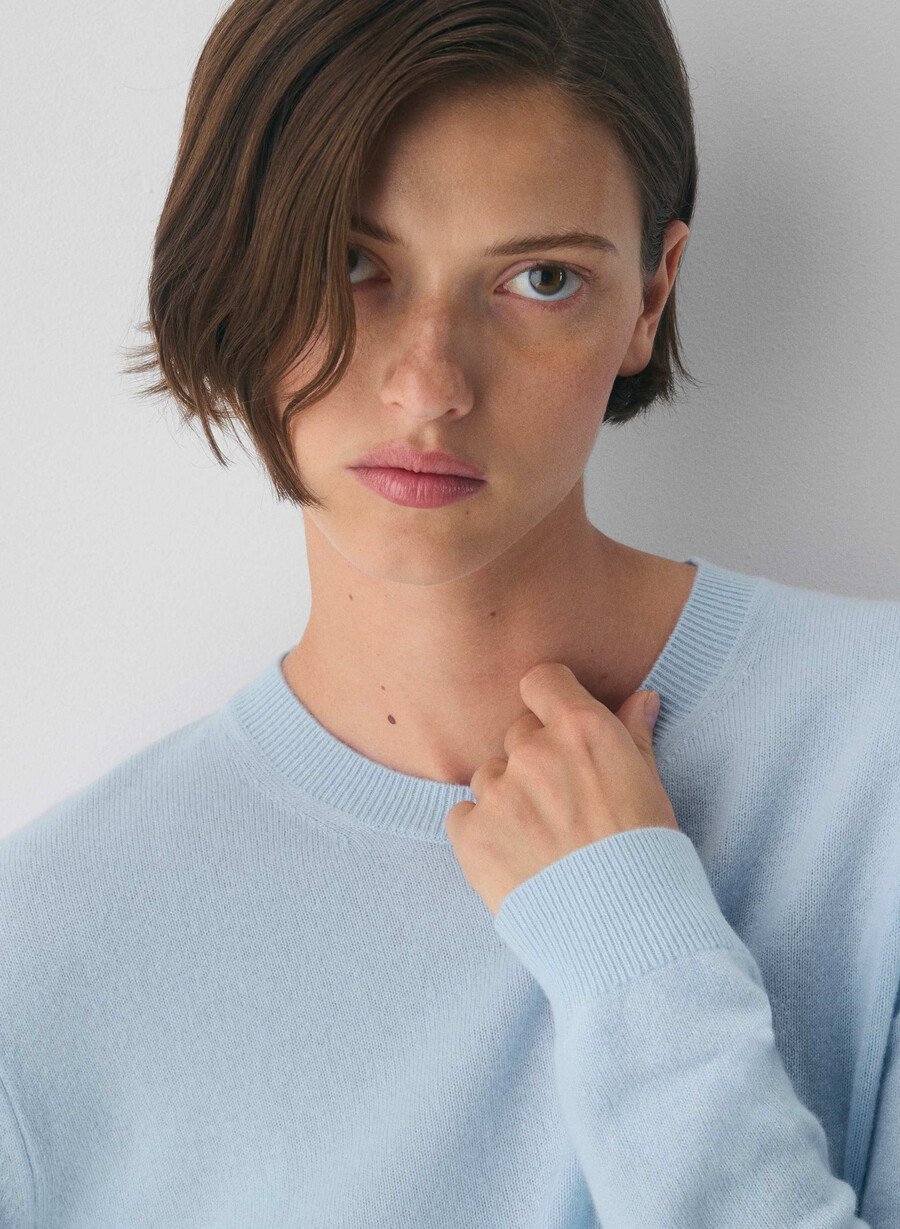 bare cashmere touchstone pullover villa blau