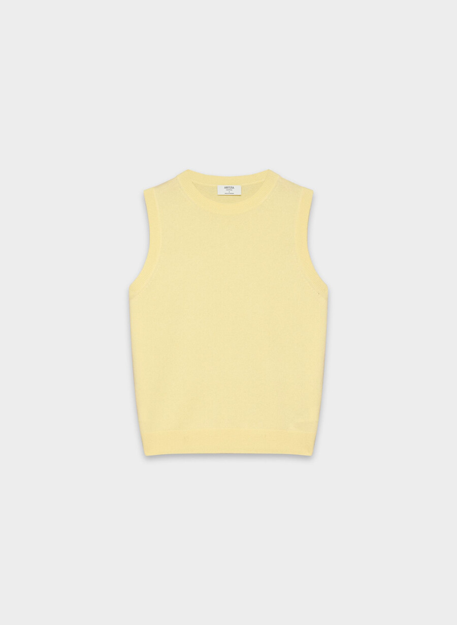 kaschmir-monogramm-strickweste lemonade