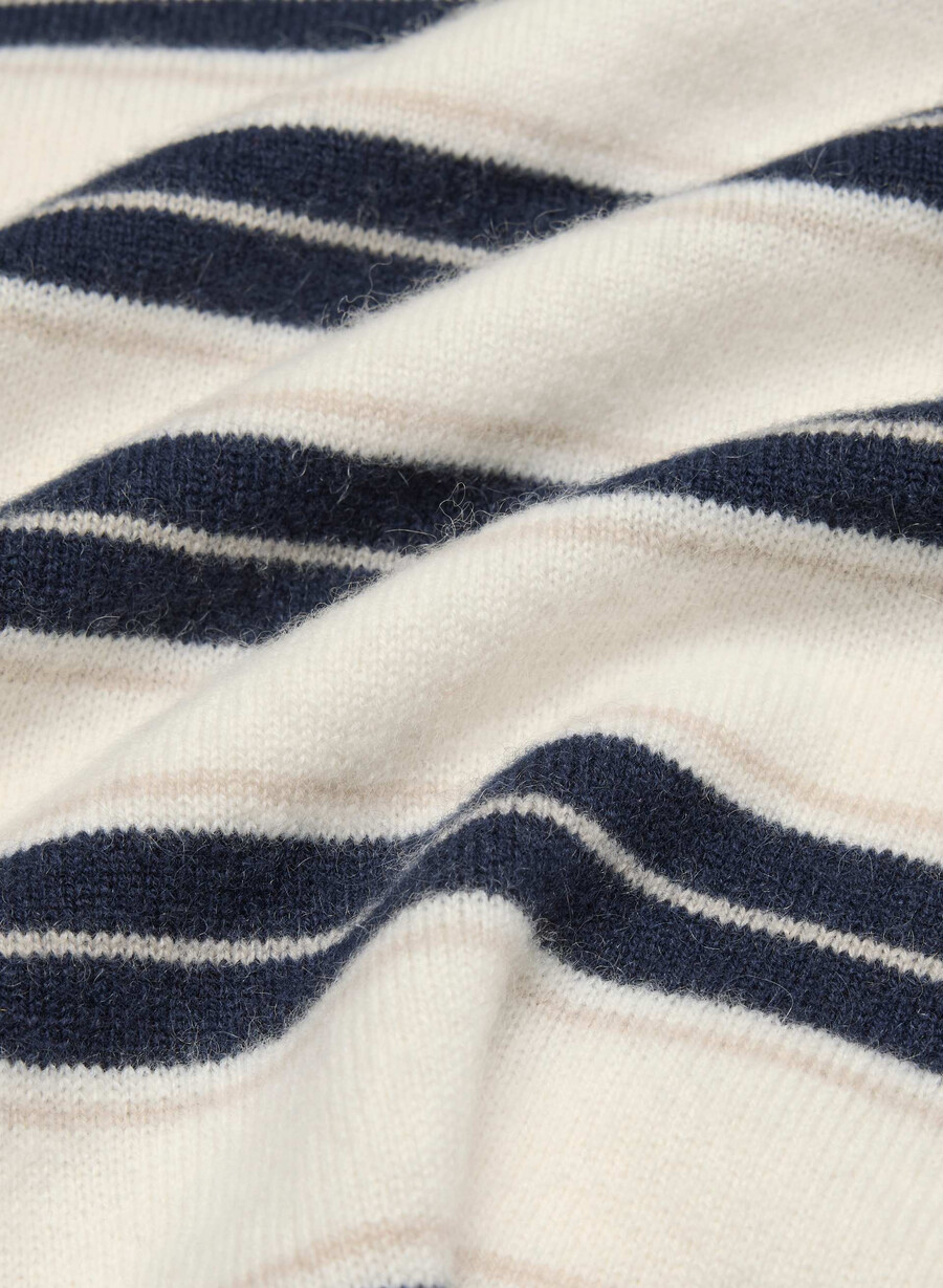 kaschmir-monogramm-strickweste hellbirkenfarbenadmiral