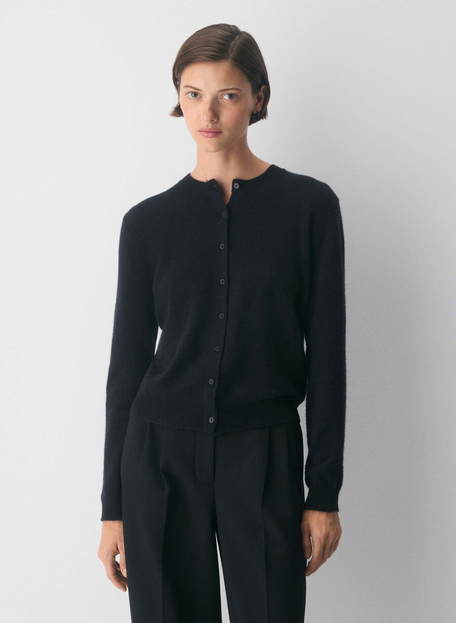 bare cashmere exemplar cardigan schwarz