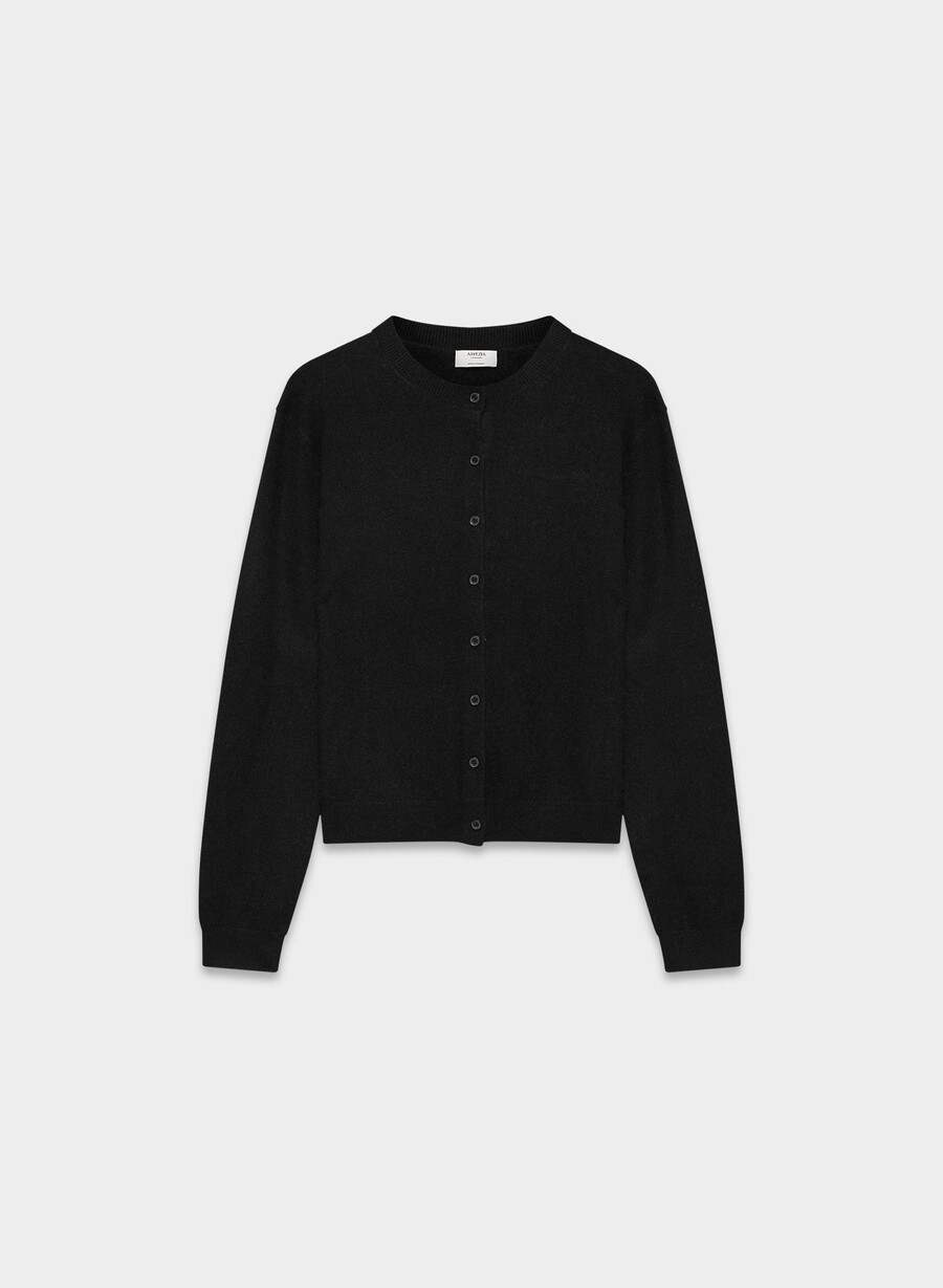 bare cashmere exemplar cardigan schwarz