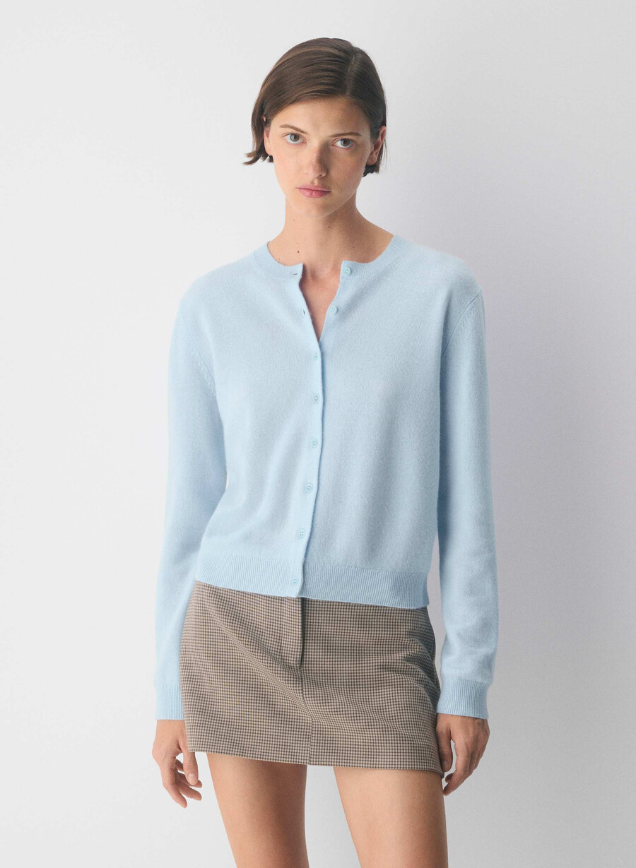 bare cashmere exemplar cardigan villa blue