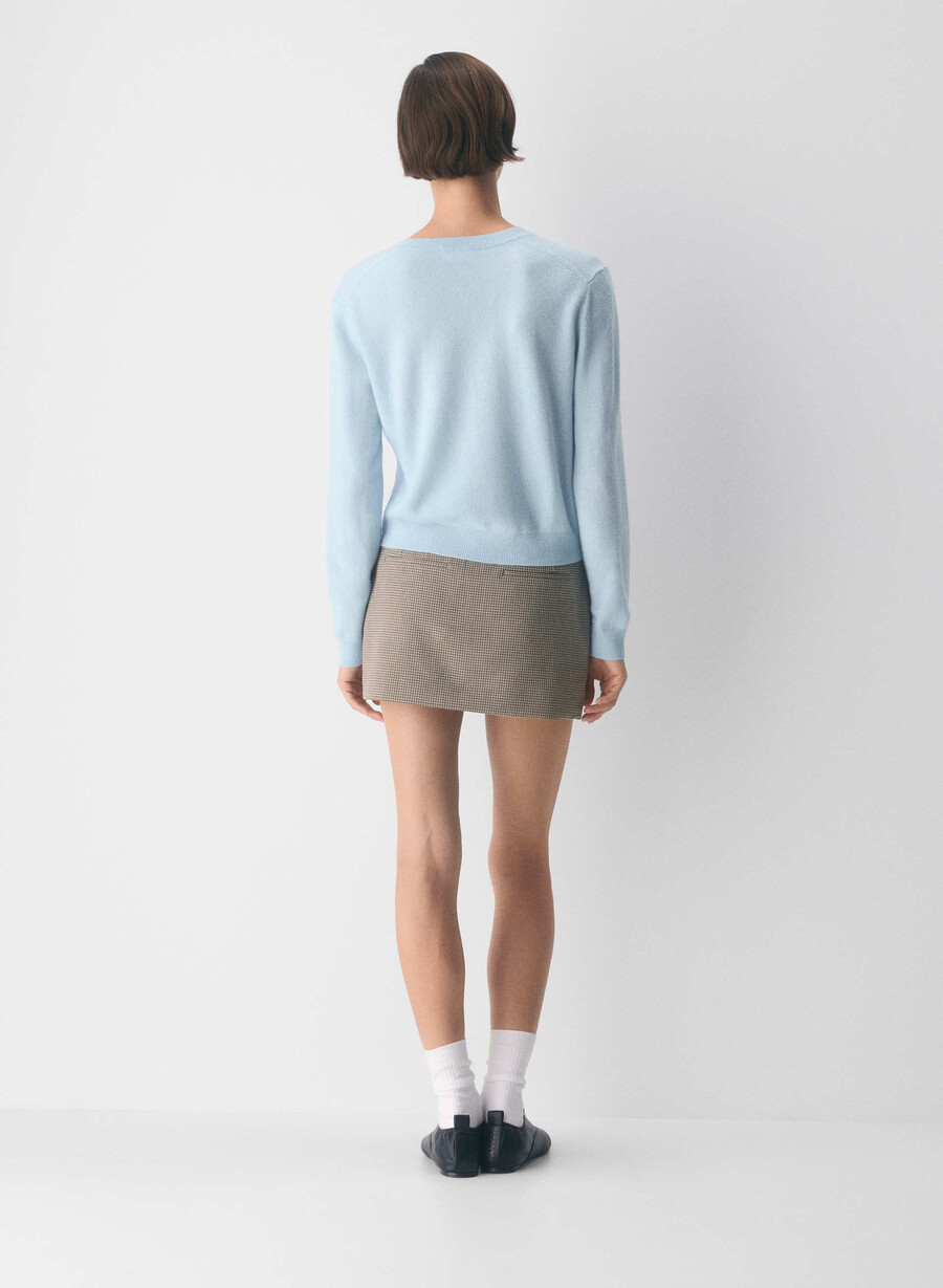 bare cashmere exemplar cardigan villa blue