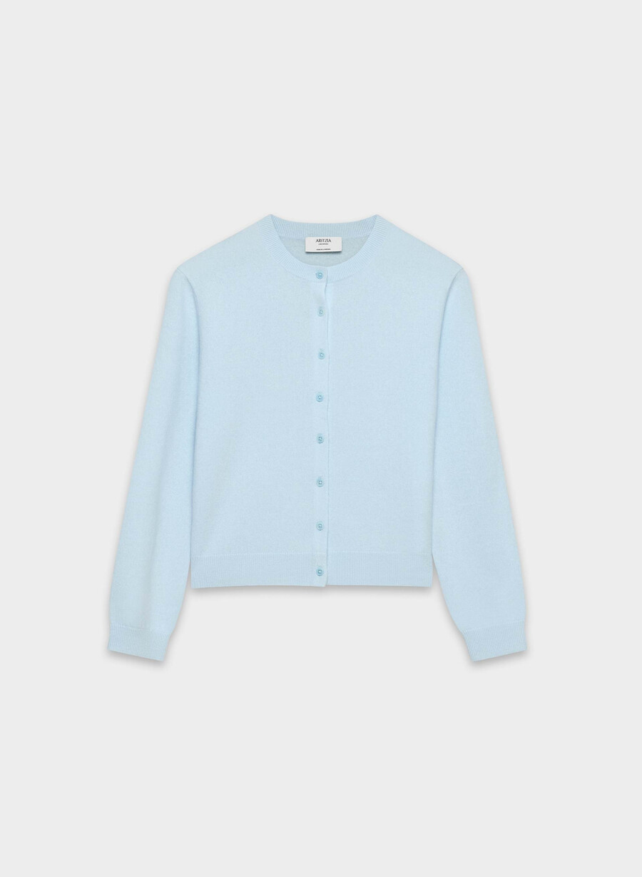 bare cashmere exemplar cardigan villa blue